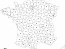 Fond De Carte Des Départements De France à Carte Départementale De La France