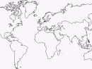 Fond De Carte Du Monde Blanc A Remplir | Carte Du Monde encequiconcerne Carte Europe Vierge À Compléter En Ligne