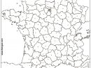 Fond De Carte - France (Frontières, Départements Et encequiconcerne Fond De Carte France Vierge