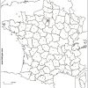 Fond De Carte - France (Frontières, Départements Et Préfectures) serapportantà Carte Département Vierge