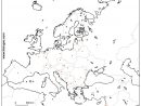 Fond De Carte Vierge Avec Les Pays Et Les Capitales De L à Carte De L Europe À Imprimer