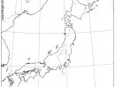 Fond De Carte Vierge Sur Le Japon (Régions, Parallèles avec Carte Des Régions Vierge
