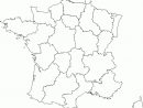 Fonds De Carte De France - Carte-Monde intérieur Carte De France Des Régions Vierge