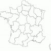 Fonds De Carte De France - Carte-Monde intérieur Carte Vierge De La France