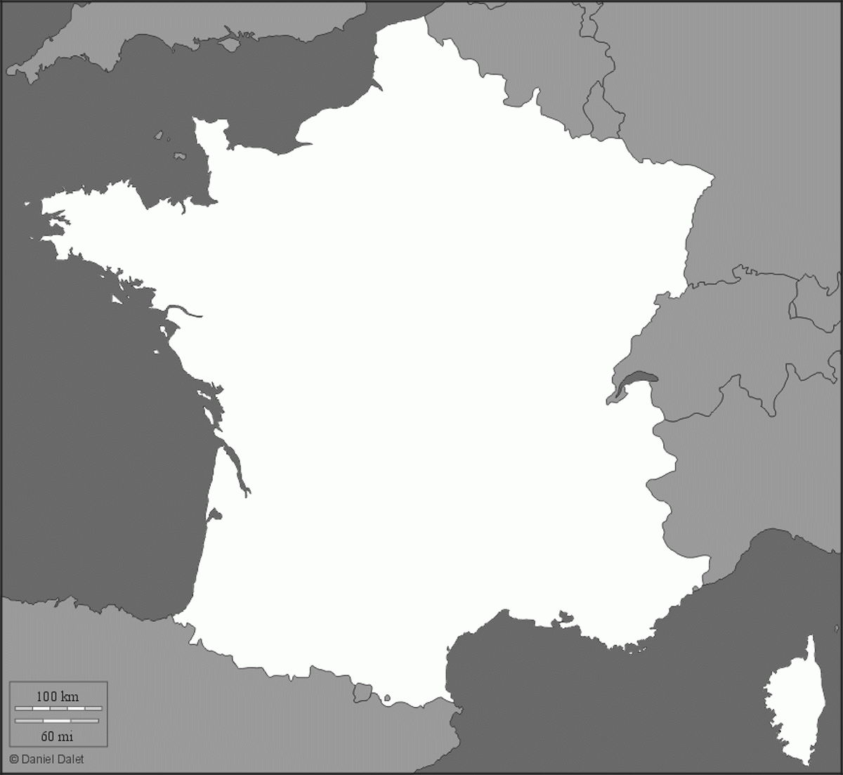 Fonds De Carte De France - Carte-Monde pour Carte De France Region A Completer 