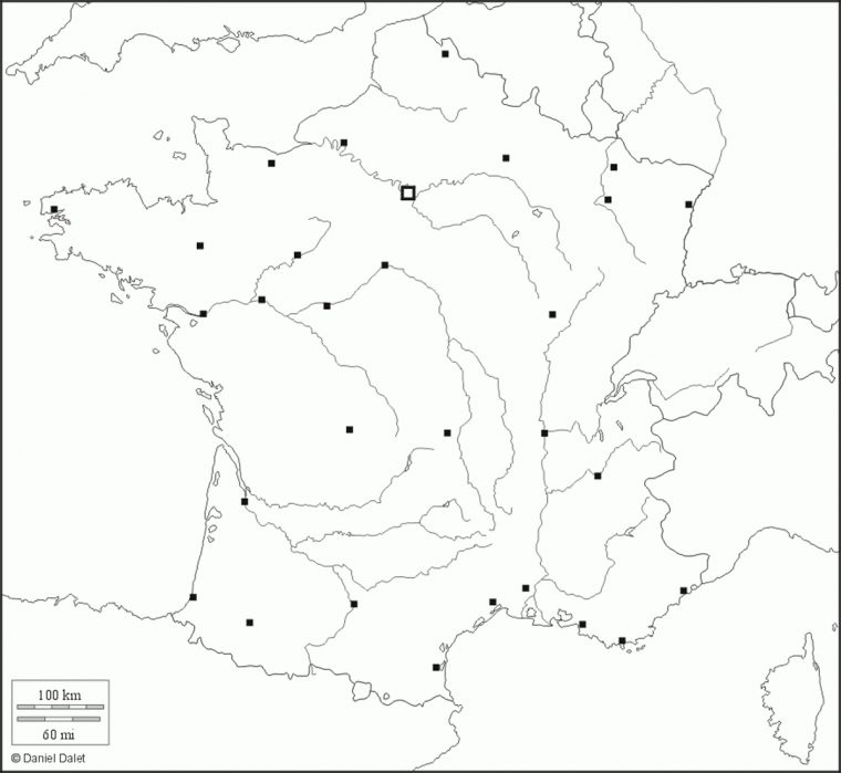 Fonds De Carte De France – Carte-Monde serapportantà Carte Vierge Des Régions De France