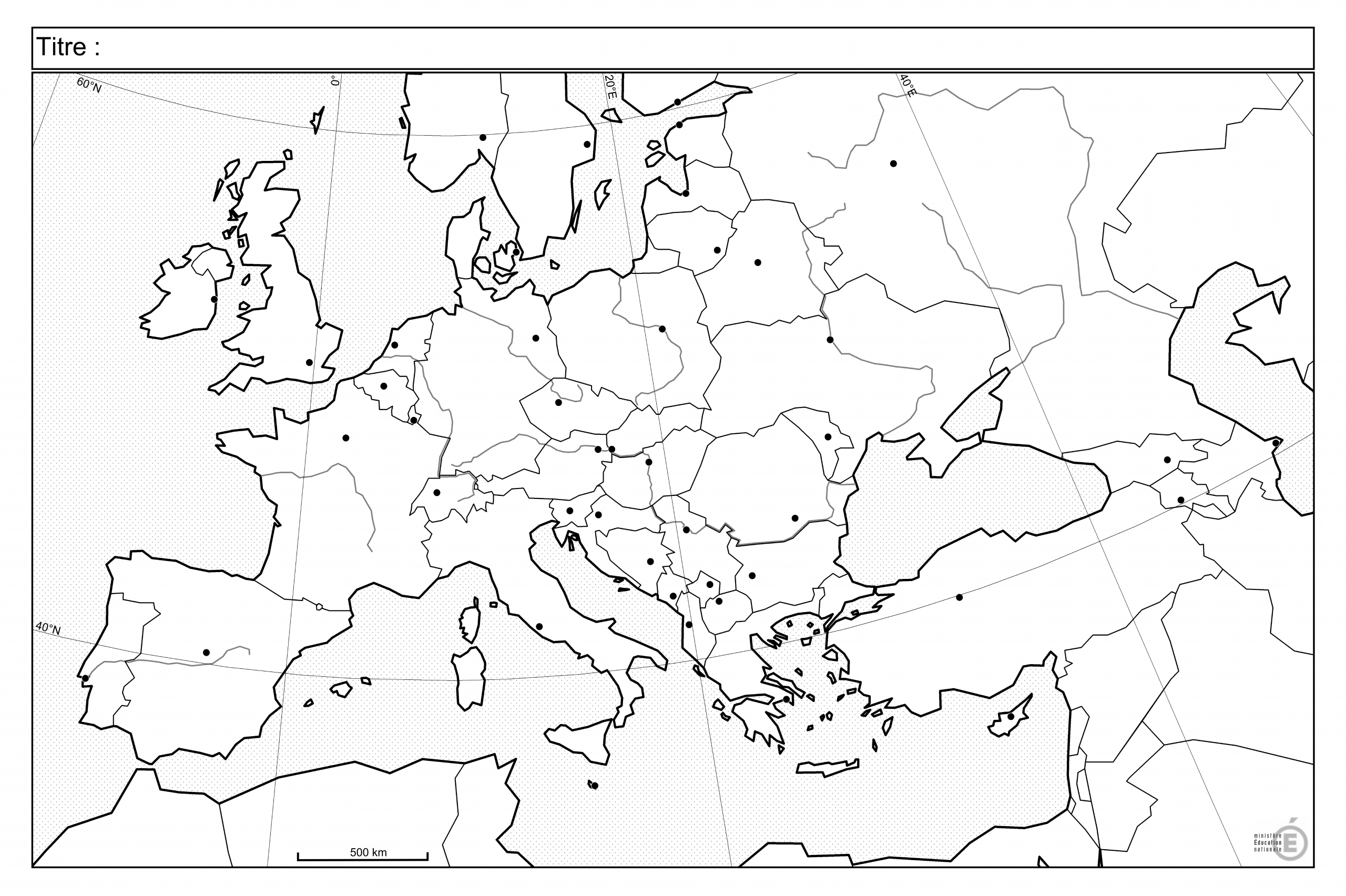 Fonds De Carte - Histoire-Géographie - Éduscol à Carte De France A Remplir 