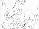 Fonds De Carte - Histoire-Géographie - Éduscol concernant Carte D Europe À Imprimer