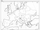 Fonds De Carte - Histoire-Géographie - Éduscol dedans Carte D Europe À Imprimer