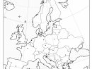 Fonds De Carte - Histoire-Géographie - Éduscol intérieur Carte D Europe À Imprimer