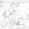 Fonds De Carte - Histoire-Géographie - Éduscol intérieur Carte De L Europe Vierge À Imprimer