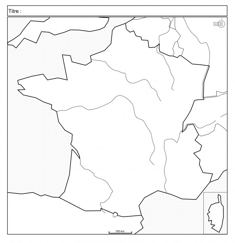 Fonds De Carte – Histoire-Géographie – Éduscol intérieur Carte Des Régions À Compléter