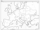 Fonds De Carte - Histoire-Géographie - Éduscol intérieur Carte Europe Vierge À Compléter En Ligne