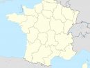 Fonds De Cartes De France Des Régions intérieur Carte Vierge De France