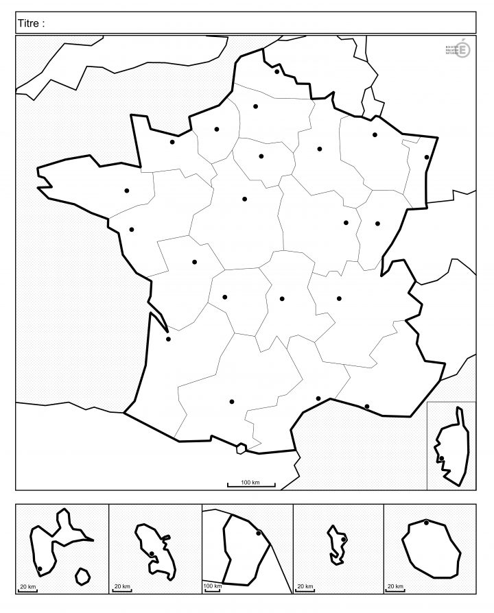 Fonds De Cartes De France Et Quiz avec Carte De La France Vierge