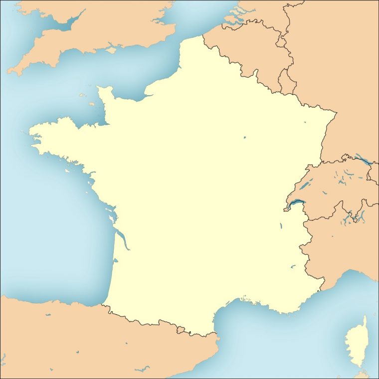 Fonds De Cartes De France Vierges concernant Carte Vierge De France