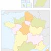 Fonds De Cartes | Éducation à Carte Des Régions De France À Imprimer