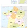 Fonds De Cartes | Éducation à Carte Des Régions Et Départements De France À Imprimer