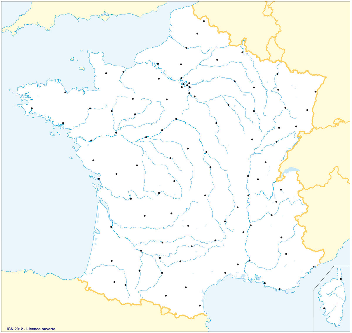 Fonds De Cartes | Éducation concernant Carte De France Des Départements À Imprimer 
