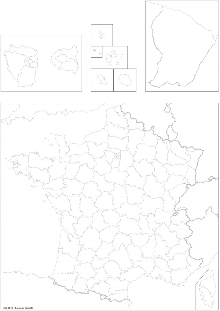 Fonds De Cartes | Éducation encequiconcerne Carte Département Vierge