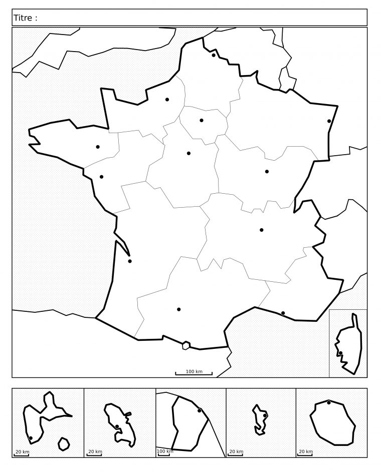 Fonds De Cartes Et Croquis Pour S'entraîner 1/2 | Collège intérieur Carte De France A Remplir