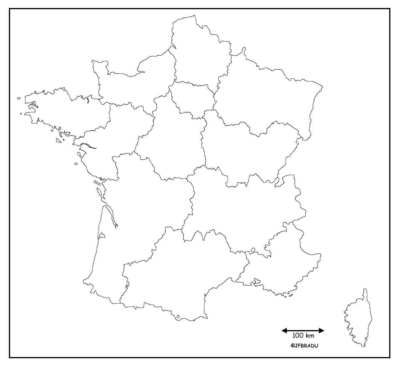 Fonds De Cartes France avec Carte Département Vierge 