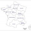 Fonds De Cartes France dedans Carte De France Region A Completer