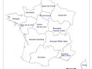 Fonds De Cartes France encequiconcerne Carte De France Des Régions Vierge