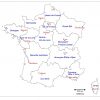 Fonds De Cartes France encequiconcerne Carte De France Region A Completer