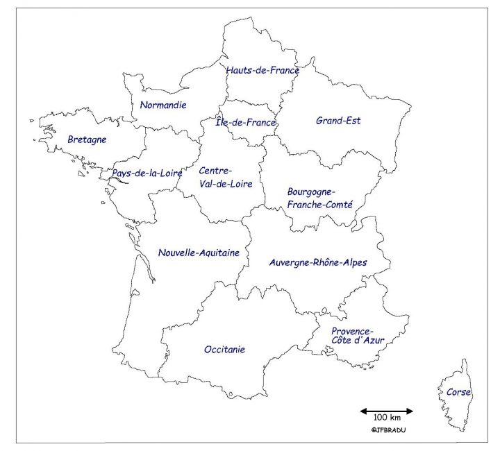 Fonds De Cartes France encequiconcerne Carte Des 13 Nouvelles Régions De France