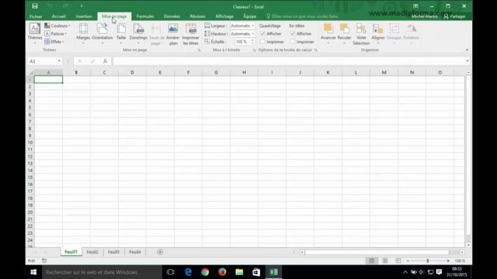 Formation Vidéo : Apprendre Excel 2016 – Smartnskilled à Quadrillage À Imprimer