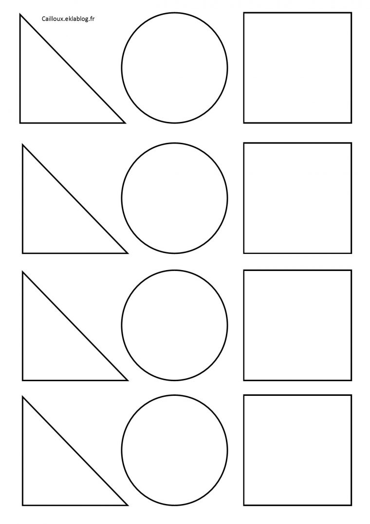 Formes Géométriques Et Découpage – La Maternelle D'isadis7 concernant Decoupage Pour Enfant