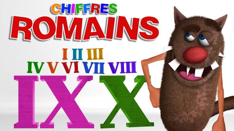 Foufou – Les Chiffres Romains Pour Les Enfants (Learn Roman Numbers For  Kids) 4K concernant Dessin Chiffre Romain