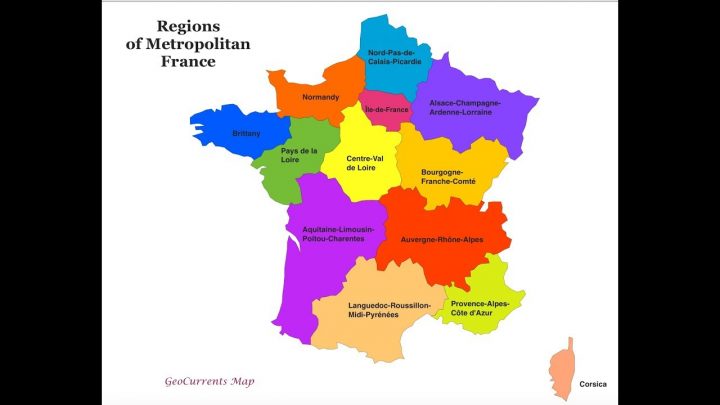 France Administrative Divisions- Régions Et Départements destiné Départements Et Régions De France