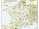 France - Carte De France concernant Carte De France Avec Départements Et Préfectures