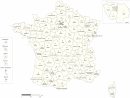 France-Departement-Numero-Noms-Reg-Echelle-Vierge - Cap Carto dedans Numéro Des Départements
