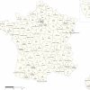 France-Departement-Numero-Noms-Reg-Echelle-Vierge - Cap Carto tout Carte De France Avec Département