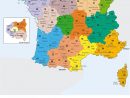 France, Départements. | Carte De France Région, Carte De encequiconcerne Departement Francais Carte