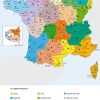 France, Départements. | Carte De France Région, Carte De tout Région Et Département France