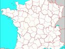 France Fond De Carte Départements Et Régions dedans Carte De France Avec Départements Et Préfectures