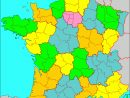 France Fond De Carte Départements Et Régions intérieur Carte Départementale De La France