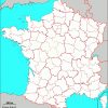 France Fond De Carte Départements Et Régions serapportantà Carte De France Avec Département