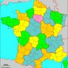 France Fond De Carte Départements Et Régions tout Départements Et Régions De France