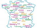 France Géographie à Carte France Vierge Villes