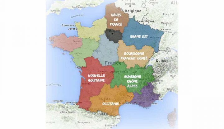 France-Monde | Les Nouveaux Noms Des Régions De France intérieur Les Nouvelles Regions