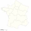France-Region-Echelle-Vierge - Cap Carto avec Carte De La France Vierge