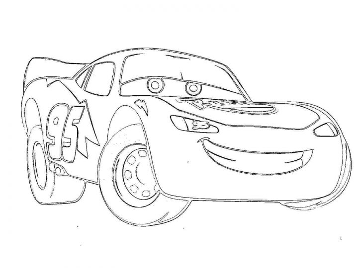 Free Printable Coloring Pictures Lightning Mcqueen Printable destiné Coloriage De Flash Mcqueen