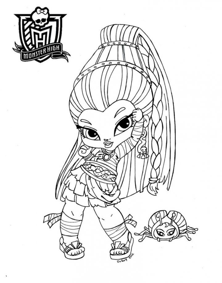 Free Printable Monster High Coloring Pages For Kids encequiconcerne Image Monster High A Imprimer