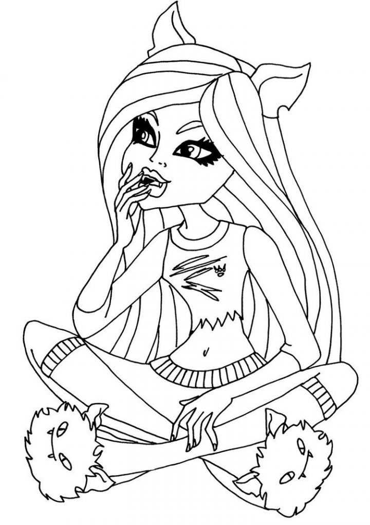 Free Printable Monster High Coloring Pages For Kids tout Image Monster High A Imprimer