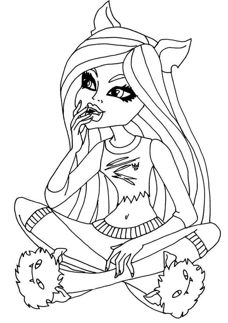 Free Printable Monster High Coloring Pages For Kids tout Image Monster High A Imprimer